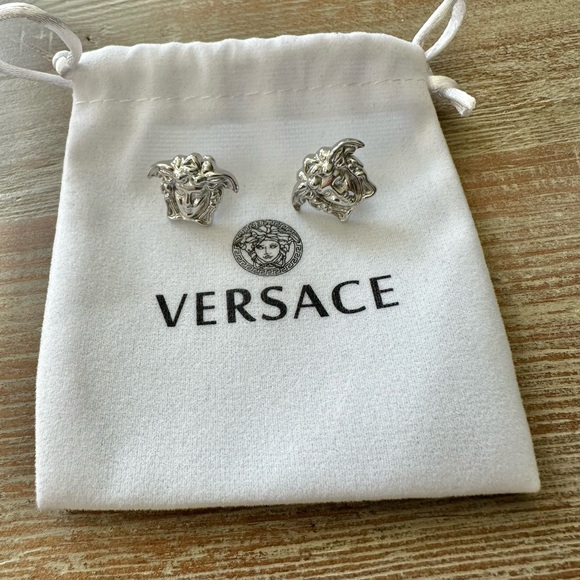 Versace Jewelry - Versace Medusa Head silver earrings